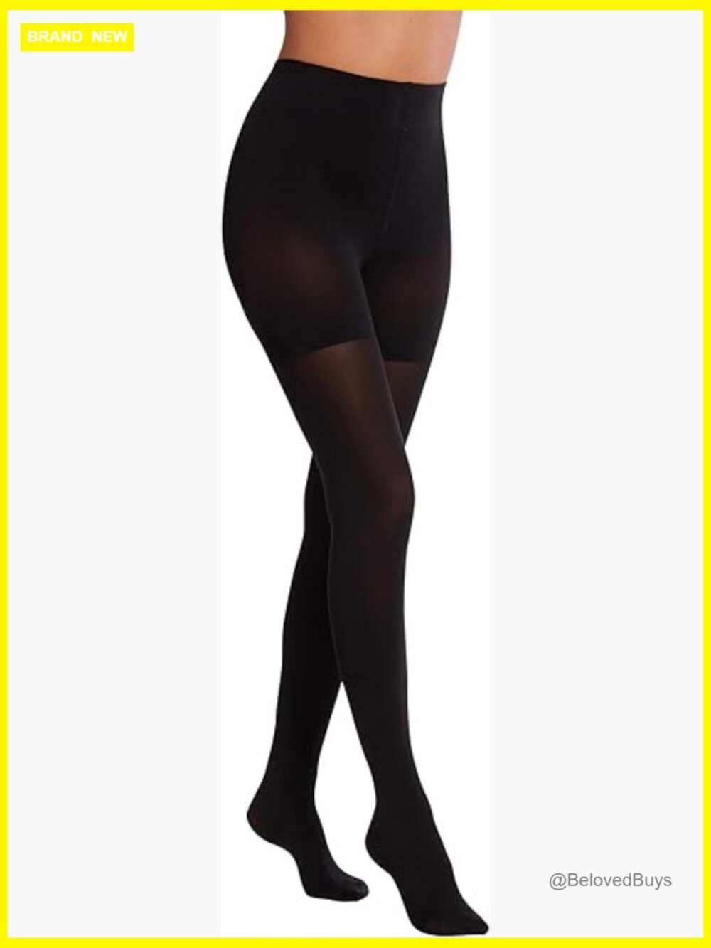 66 Denier Control Top Sheer Tights Firm Support Pantyhose Legwear